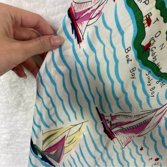 Anthropologie Eva Franco Cartographer Dress Asymmetrical Sleeveless Sz 2 - Picture 5 of 16